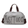 New Canvas Letter Printing Handbags Tote Gym Bag