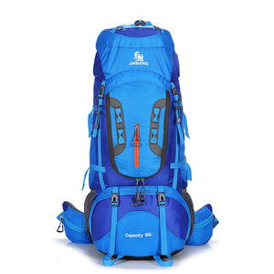 80L Camping Hiking Backpack Mountaineering Bag Large Capacity