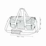 Waterproof Sport Outdoor Travel Handbag Independent Shoes Storage Travel Duffel Bag