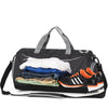 The new sports bag waterproof and independent shoe storage