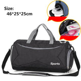 The new sports bag waterproof and independent shoe storage