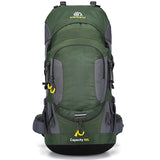 60L  with light reflection waterproof travel backpack