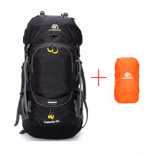 60L  with light reflection waterproof travel backpack