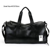 Black Leather Sport Bag