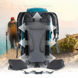 85L Waterproof Camping Travel Mountaineering Backpack